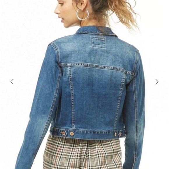 Forever 21 Jean Jacket. Size S - Picture 3 of 9